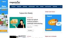 Desktop Screenshot of magazino.sk